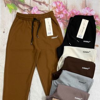 Quần jogger nữ bo chân - vải tổ ong (hàng loại 1)