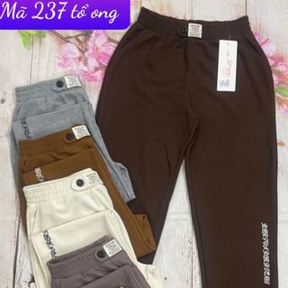 Quần jogger nữ bo chân - vải tổ ong (hàng loại 1)