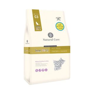 Combo 5 túi x 500gr - Thức ăn Natural Core C3 cho mèo (Thịt gà & Cá hồi) giá sỉ