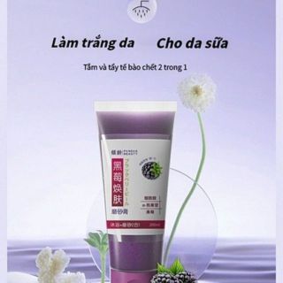 Kem tẩy tế bào chết, làm sáng da quả mâm xôi, loại bỏ da gà, dưỡng trắng toàn thân cho nam nữ