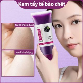 Kem tẩy tế bào chết, làm sáng da quả mâm xôi, loại bỏ da gà, dưỡng trắng toàn thân cho nam nữ