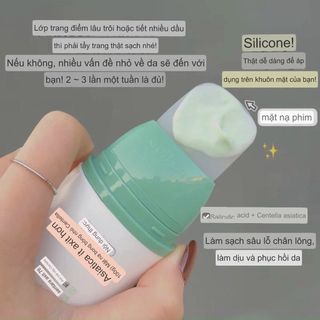 Mặt nạ sủi bọt chiết xuất rau má giúp sạch mụn đầu đen và làm sáng da