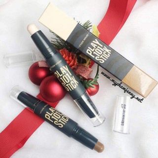 Bút tạo khối 2 đầu Lameila nội địa trung, lâu trôi mặt thon gọn contour and highlight hàng chính hãng