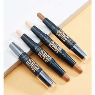 Bút tạo khối 2 đầu Lameila nội địa trung, lâu trôi mặt thon gọn contour and highlight hàng chính hãng
