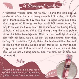 Xịt thơm body nước hoa nhũ kim tuyến, vic, baody mist (chai)