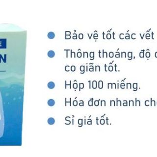 Băng cá nhân trong suốt Liworldco (100 miếng/ hộp)