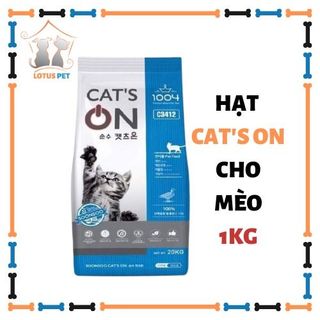 [Túi nguyên 1kg] Thức ăn hạt cho mèo Cat's On Hàn Quốc giá sỉ