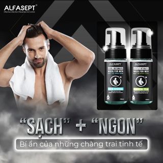 BỌT VỆ SINH NAM GIỚI ALFASEPT COOL INTIMATE WASH FOR MEN