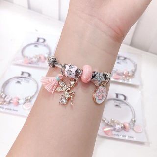 Vòng tay charm mạ bạc hót hít siêu dễ thương