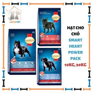 Thức ăn hạt SmartHeart Power Pack dành cho chó (Chó giống nhỏ/ Chó giống lớn/Chó con Puppy) - Bao 10kg/20kg giá sỉ