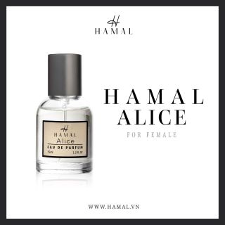 [Hàng Chính Hãng] Nước hoa nữ thơm lâu chính hãng HAMAL Alice 35ml tinh dầu nước hoa mini nữ sử dụng cho body
