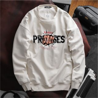 Áo sweater nam vải nỉ form bigsize 90kg - 120kg - in hình gấu và in chữ