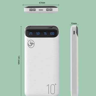 Pin Sạc Dự Phòng 10000mAh mWP-161 Sạc 2 Thiết Bị Cùng Lúc, Sạc Nhanh 2.1A