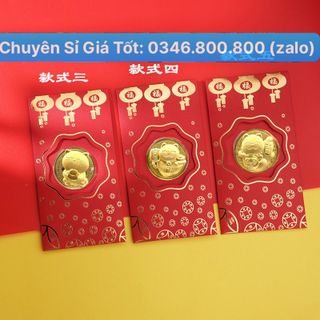 Bao lì xì hình con mèo 2023 Quý Mão may mắn thu hút tài lộc giá sỉ - giá bán buôn
