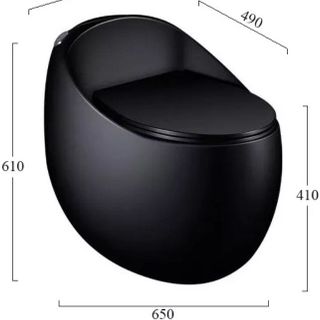 BỒN CẦU TRỨNG XÁM - 1 KHỐI