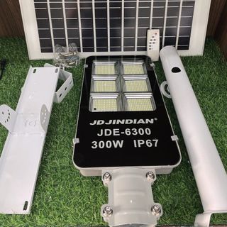 Đèn năng lượng mặt trời - Đèn đường NLMT Jindian JD-E6300 Công suất 300W Khung Nhôm, Chip Led "SMD" - BH 02 Năm giá sỉ