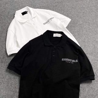 Áo thun polo nam form bigsize 85kg - 130kg - in chữ Essentials