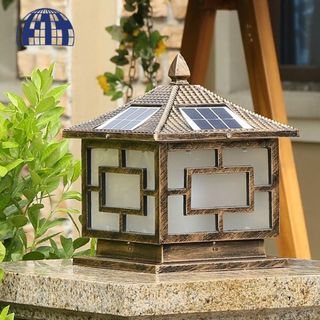 Đèn Năng Lượng Mặt Trời - Đèn Trụ Cổng Sang Trọng - Quí Phái - Bảo Hành 24 Tháng Chính Hãng JINDIAN NT250C