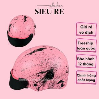 Mũ bảo hiểm nửa đầu chính hãng nhúng cacbon tem S23 , nón bảo hiểm đa dạng màu sắc sơn xịn 2K phủ nano phù hợp cả nam nữ giá sỉ