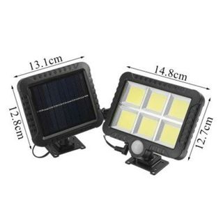 Đèn Năng Lượng Mặt Trời Solar Street Lamp 6 Bóng Led To Cảm Biến Chuyển Động LOẠI CÓ ĐIỀU KHIỂN giá sỉ