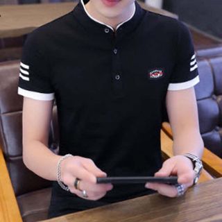 ÁO CỔ TÀU IN VÀ THÊU 2 BÊN