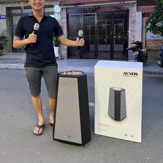 Loa tháp karaoke Acnos Cs500 - Mẫu loa 360 mới HOT nhất 2022