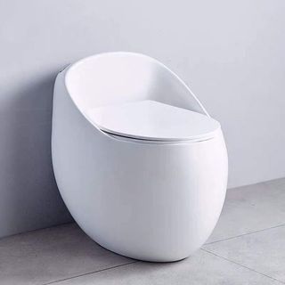BỒN CẦU TRỨNG TRẮNG - 1 KHỐI