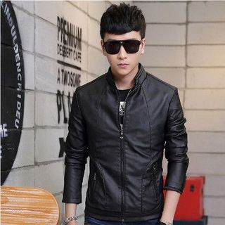 Áo khoác da nam lót lông cao cấp AK105