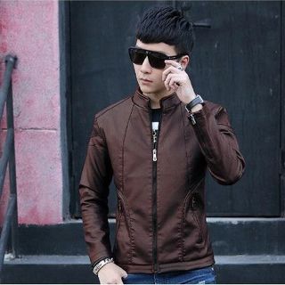 Áo khoác da nam lót lông cao cấp AK105