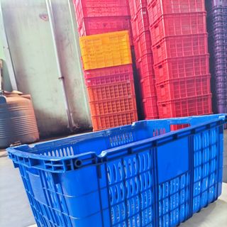 Ki thanh long - sọt nhựa đựng trái cây - sóng nhựa giá rẻ