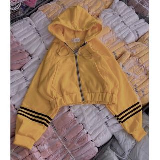 Áo khoác crotop dây kéo khoen nón 2 lớp rộng