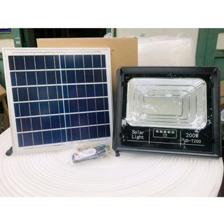 Đèn năng lượng mặt trời 200w hiệu Jindian - mã JD-T200 - Khung ABS - bảo hành 2 năm