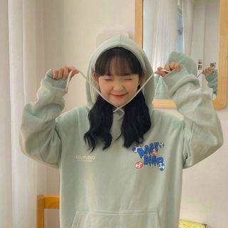 Áo hoodie chống nắng logo in baby dino đẹp rẻ