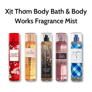 Xịt Thơm Body Bath & Body Works Fragrance Mist 236ml giá sỉ