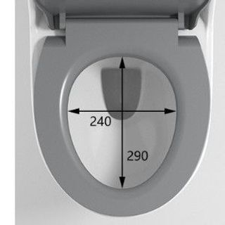 BỒN CẦU TRỨNG NẤP XÁM - 1 KHỐI