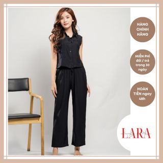 Đồ ngủ nữ đẹp, Bộ đũi dài cổ đức nhiều màu sắc, cao cấp, phong cách nữ tính trẻ trung - LARA