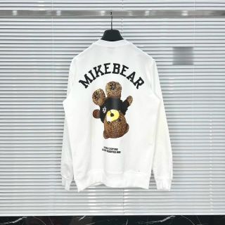 Áo sweater in mikebear thun nỉ mềm form dưới 75kg