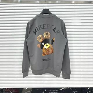 Áo sweater in mikebear thun nỉ mềm form dưới 75kg