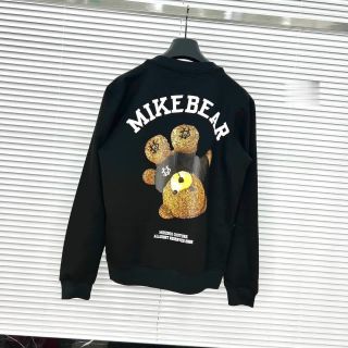 Áo sweater in mikebear thun nỉ mềm form dưới 75kg