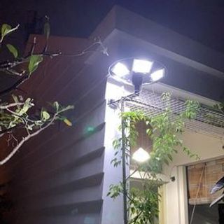Đèn sân vườn, đèn đĩa bay năng lượng mặt trời Jindian UFO 500 Công suất 250W Khung ABS- Chip Led "SMD" - BH 02 Năm