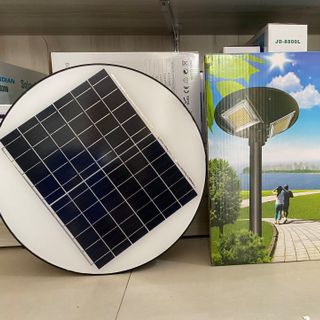 Đèn sân vườn, đèn đĩa bay năng lượng mặt trời Jindian UFO 500 Công suất 250W Khung ABS- Chip Led "SMD" - BH 02 Năm