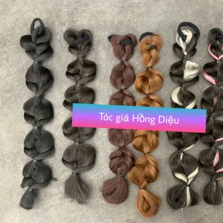 Tóc cột thắt bính tạo kiểu một cặp hai cái dành cho nữ