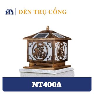 Đèn Năng Lượng Mặt Trời - Đèn Trụ Cổng Sang Trọng - Quí Phái - Bảo Hành 24 Tháng Chính Hãng JINDIAN NT400A