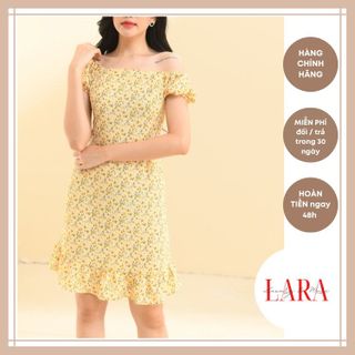 Đầm Váy nữ Chất Thô Nhật Rút Bèo Gấu đi làm, dạo phố phong cách tiểu thư, điệu đà - Thời Trang LARA