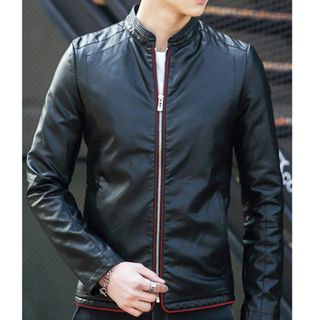 Áo khoác da nam lót dù thời trang cao cấp AK100
