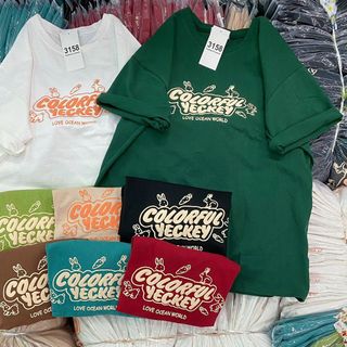 Áo thun fom rộng tay lỡ 3158 chất cotton hàng đẹp giá sỉ cực tốt bán chạy rẽ đẹp