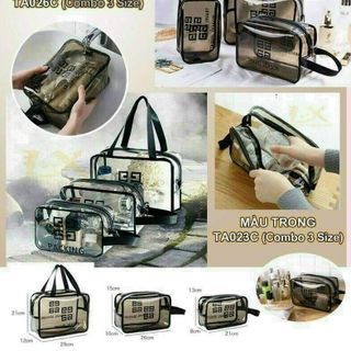 SET 3 TÚI ĐỰNG MỸ PHẨM TRONG SUỐT giá sỉ - giá bán buôn