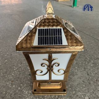 Đèn Năng Lượng Mặt Trời - Đèn Trụ Cổng Sang Trọng - Quí Phái - Bảo Hành 24  Tháng Chính Hãng JINDIAN NT250A