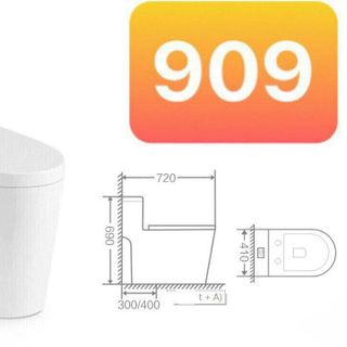 Bồn cầu 1 khối - liền khối BC909