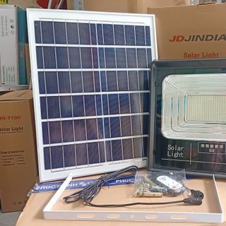 Đèn năng lượng mặt trời 300w -Hãng Jindian mã JD-T300 - Khung ABS - Bảo hành 2 Năm